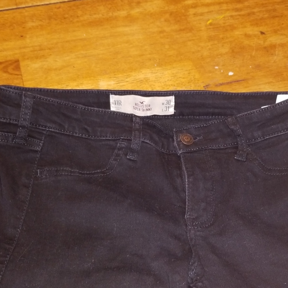 Black Hollister  super skinny Jean's